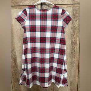 Vineyard Vines girls tartan dress size M 10/12